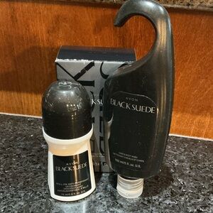 Avon Black Suede Grooming Duo